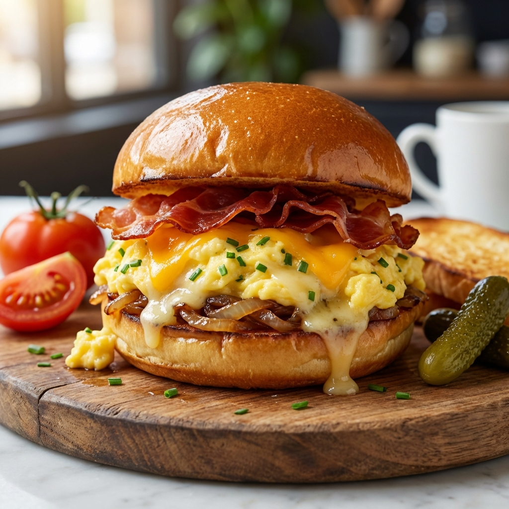 에그 스크램블 샌드위치